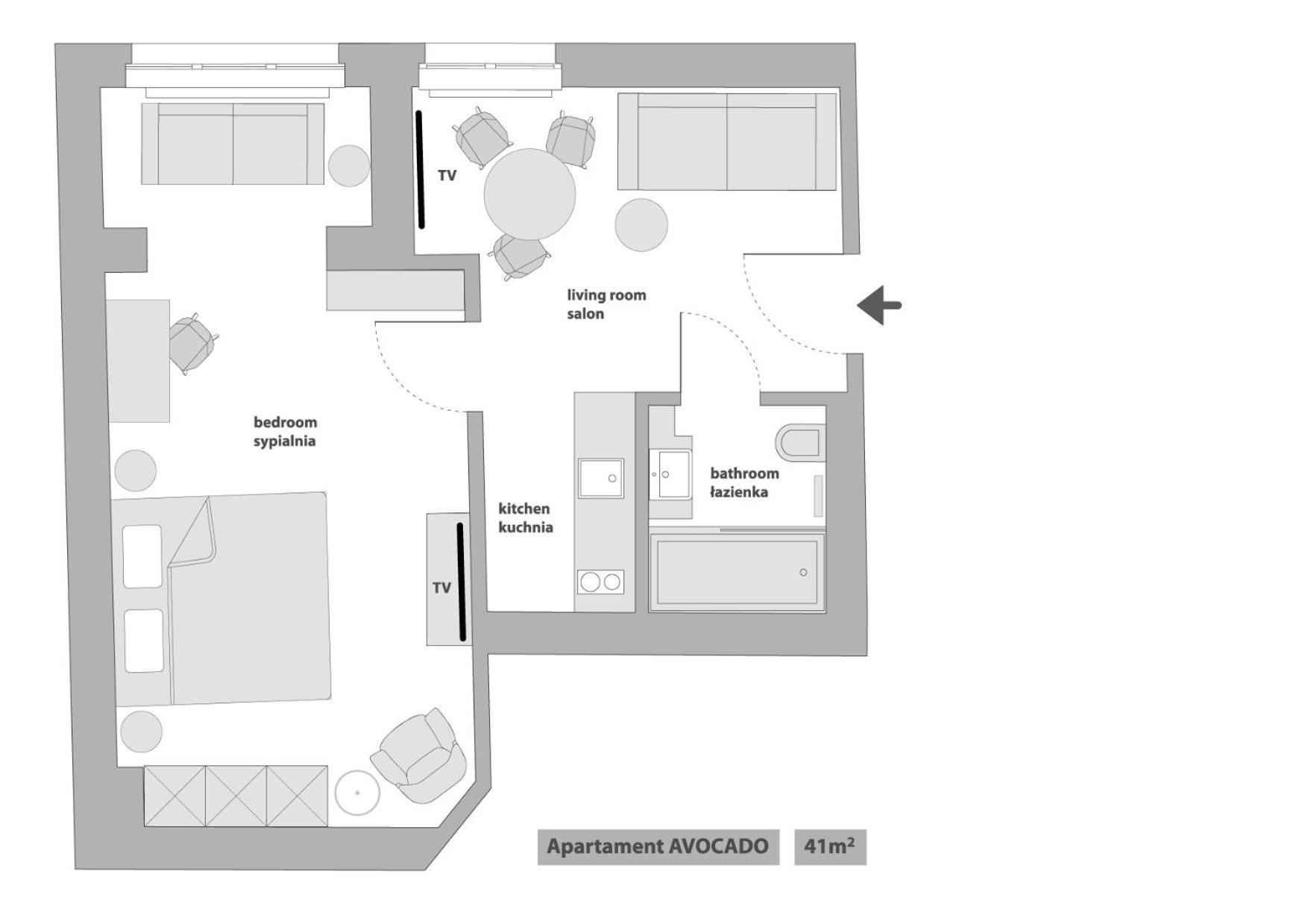 Sanhaus Apartments - Chopina 13 - Apartamenty W Centrum, 5 Minut Od Plazy I Deptaka Sopoty Pokoj fotografie